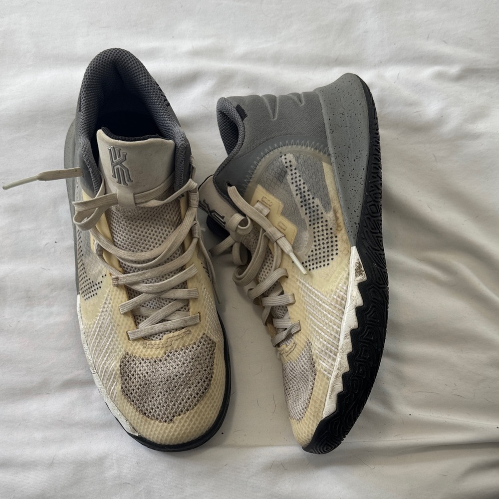 Nike Black and Cream Basketball Shoes